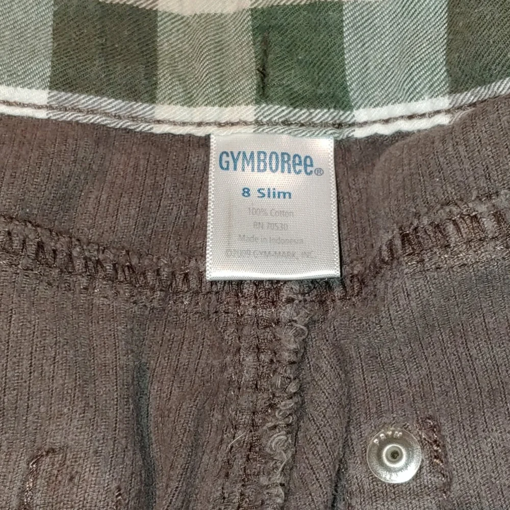 3/$20🌟 Gymboree Boys Brown Slim Cordouroy Pants Size 8